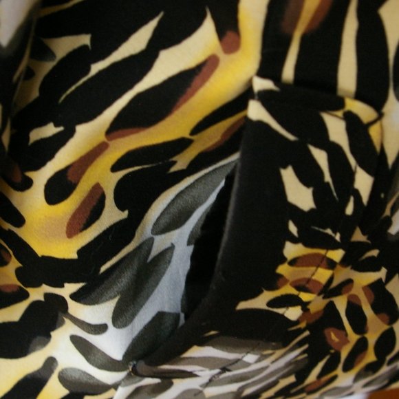 Rafaella Studio Jacket Petite PM Animal Print 3/4 - Picture 4 of 8